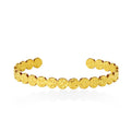 Simple Fashion Stainless Steel Bracelet Gold Plated Cuff Bangle Jewelry