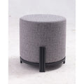 Wholesale Living Room Cheap Price Simple Design Comfortable Fabric Ottoman Pouf