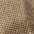 Resin Cristais Strass Full Diamond Stones Fabric Strass Fabric Embroidered for Clothing Parts Dress Garment