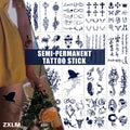 Lasting 15 Days Herbal Semi-Permanent Body Tattoo Sticker Juice Temporary Tattoos