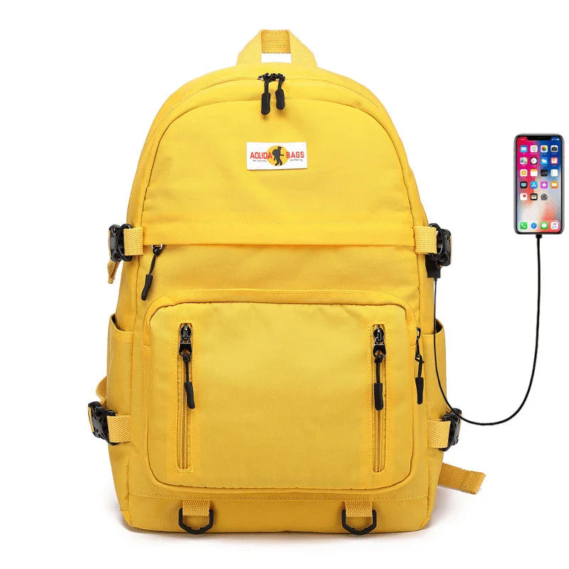 Wholesale New Ladies Outdoor Travel Oxford Cloth Student Backpack Male Students Simple Sports Backpack School Bags