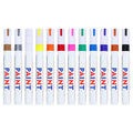 8 Colors Waterproof Paint Marker Pen Set Professional Permanent Porcelain Glass Metal Ceramic Marker Pens