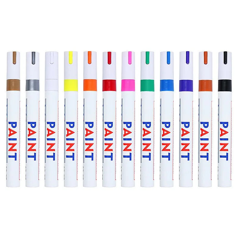 8 Colors Waterproof Paint Marker Pen Set Professional Permanent Porcelain Glass Metal Ceramic Marker Pens