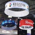 10ft Portable Folding Round Circle Trade Show Hanging Ceiling Banner Stand for Exhibition