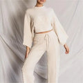 Knitwear Manufacturers Custom Cable Knit Sweaters Pants Set Women Winter Turtleneck 100% Pure Wool Casmere Sweater for Women