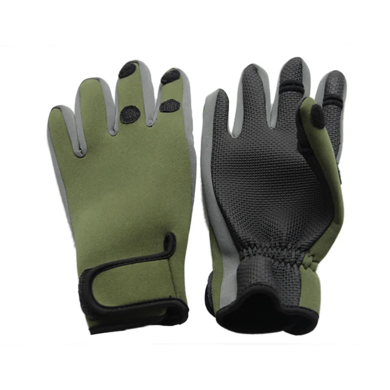 2024 Bestselling NBR  Fishing Gloves Hunting Gloves Non-Slip Fishing Man Camouflage Fisher Gloves