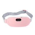 Cordless Relief Period Cramps Pain Warm Palace Belt Abdominal Massager Menstrual Heated Pad