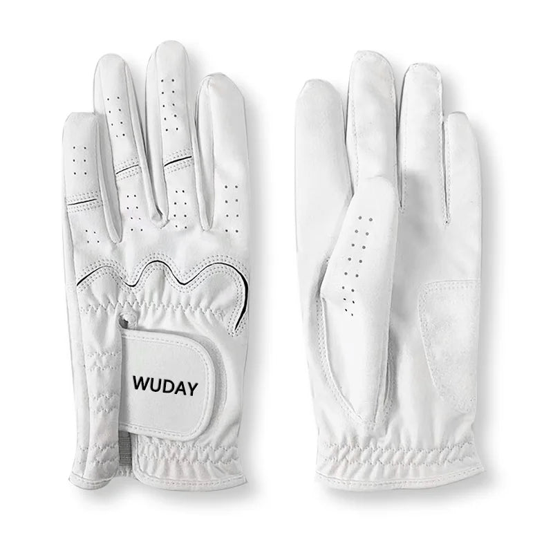 Chinese Manufacturer Quality Custom Soft Cabretta Leather Golf Glove for Left Hand