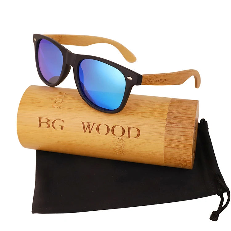 2026 Handmade CE Approved Wooden Gafas Polarized Custom Logo Bamboo Sunglasses