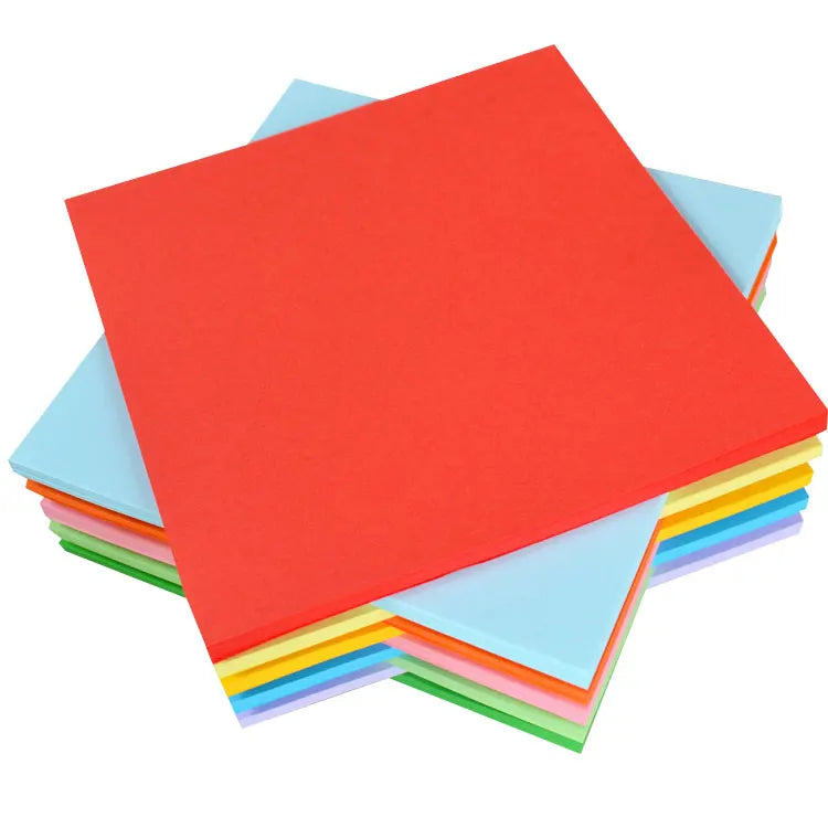 100% Wood Pulp 70gsm A4 Size Color Paper Colored Cardboard