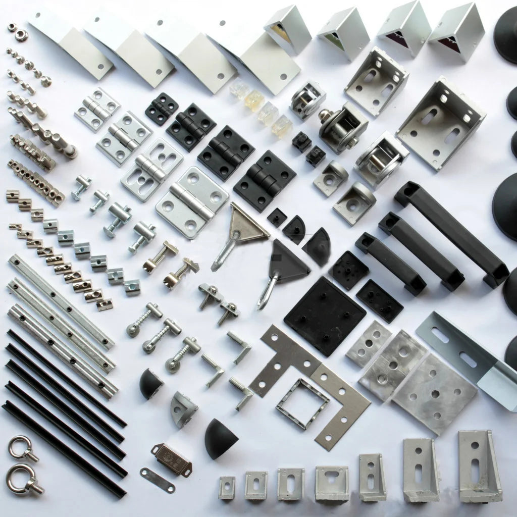 Aluminium CNC Extrusion Zinc Hinge for 30 40 Series Aluminium Extrusion Metal Door Aluminum Hinges