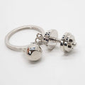 Fitness Enthusiast's Metal Dumbbell Keychain - Perfect Souvenir for Gym Lovers
