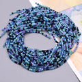 Mixed Color 2mm Rondelle Faceted Crystal Glass Beads Round Loose Spacer Beads for Jewelry Making DIY Necklace Bracelet
