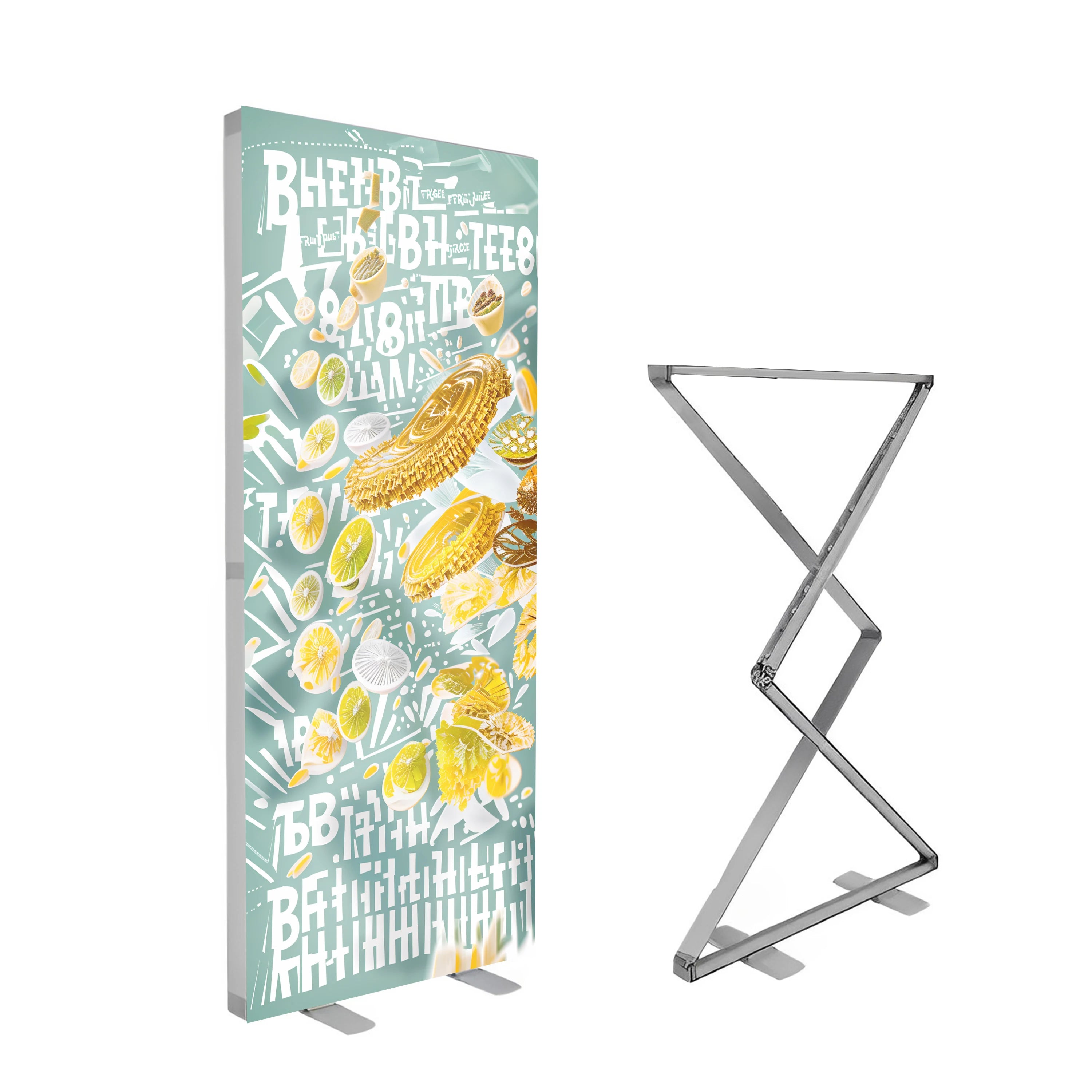 A-NEW Wholesale Advertising Fabric LED Lightbox Frameless Pop up Foldable Light Box for Promotion Exhibition Double Side Display