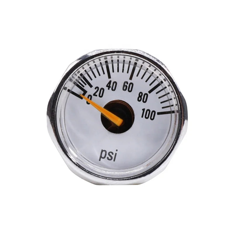 New Paintball 100 Psi Pressure Gauge for Co2 Regulator