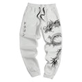 Custom Made High Quality Men's Sweatpants Stylish Graphic-print Drawstring Men's Jogging Bottoms With Pockets