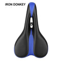 IRONDONKEY Universal Bicycle Seat Cushion Soft Thickened Gel Saddle Mountain Biking Comfort Simple Ventilation One Size