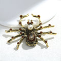 Clearance Sale New Fashion Women Brooch Pearl Rhinestone Antique Bronze Bee Spider Metal Animal Brooch