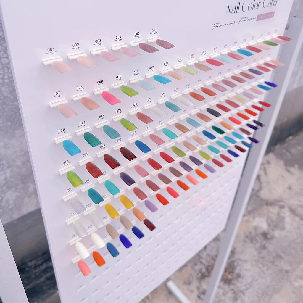 Nail Enhancement Comparison Display Panel Removable Acrylic High-grade Nail Polish Gel Color Card Comparison Display Panel