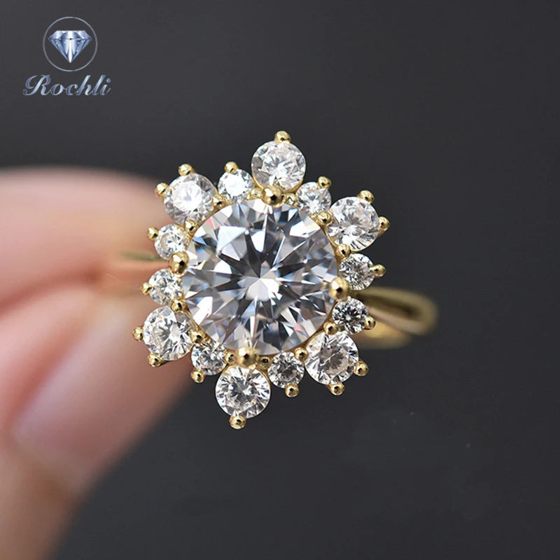 Moissanite Diamond Fashion Jewelry Classic Luxury Wedding Ring New Arrive Fashion High Quality Jewelry for Women