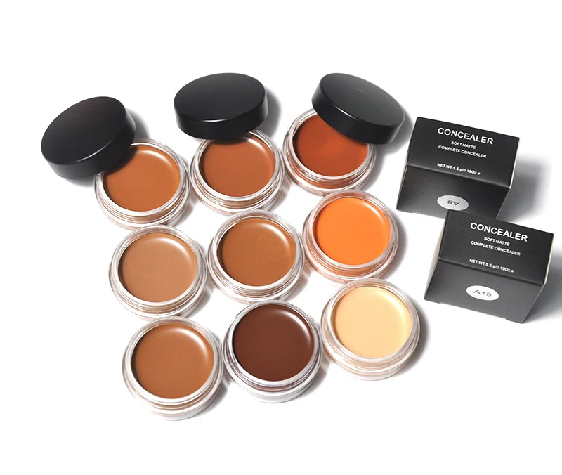 OEM Private Label Long Lasting 11 Color Full Coverage Concealer No Logo Makeup Waterproof Cruelty Free Concealer