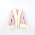 QIUCHEN QC22032 Drop Shipping Hooded Casual Cute Women's Knitted Tweed Jacket with Real Fox Fur Collar Winter