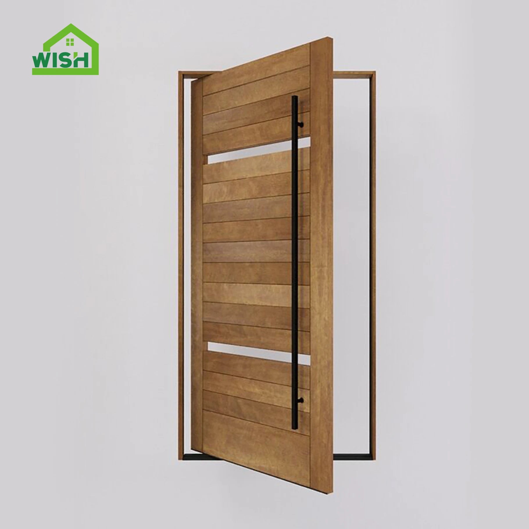 High End Quality Modern Exterior Composite Pivot Door with Waterproof Finish Sound Insulation Finished Surface
