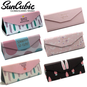 Portable PU Leather Folding Triangle Sunglasses Case Custom Eyeglasses Case Packing No MOQ