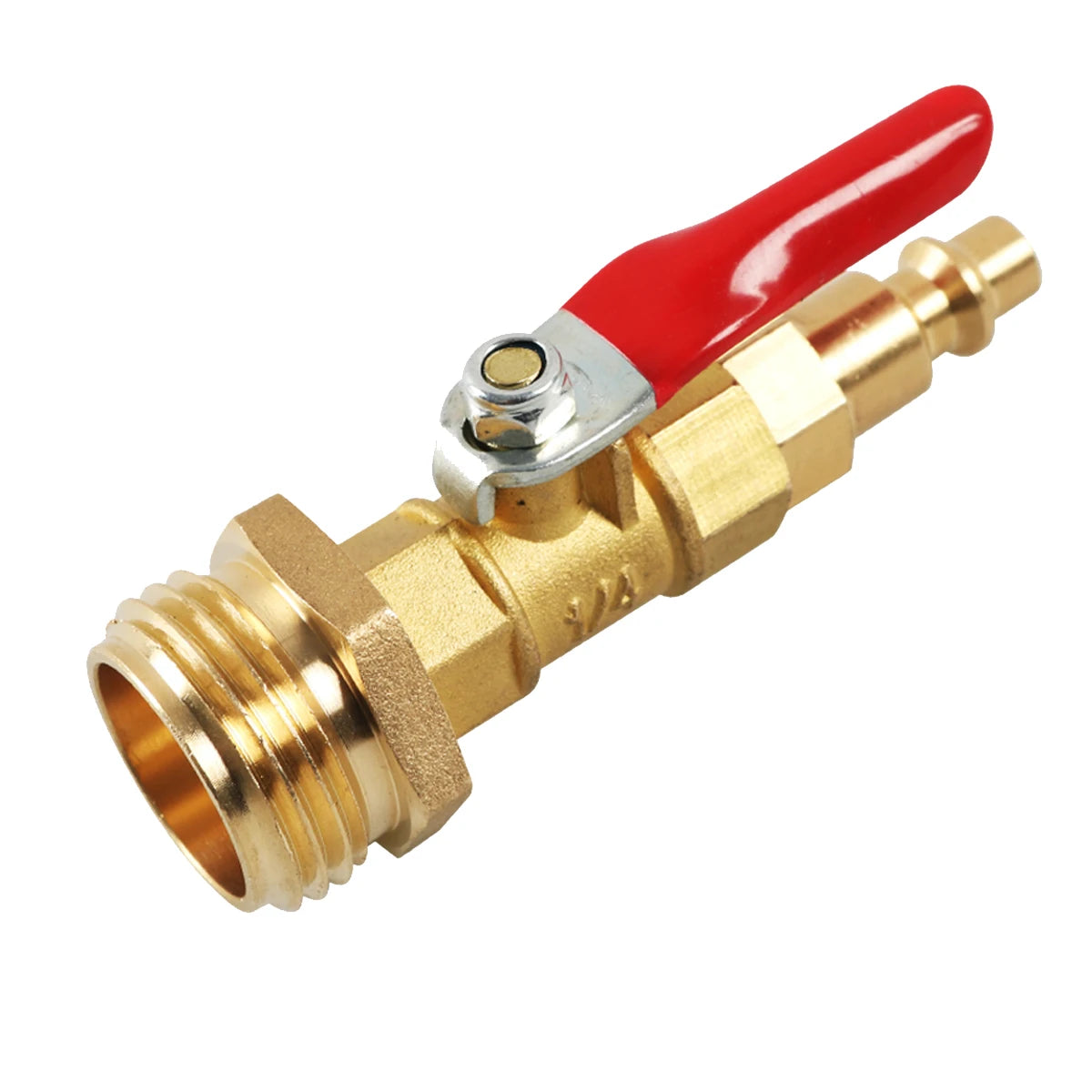 BAJUTU Quick Connecting Plug and GHT Thread Brass Made Winterize Blowout Adapter