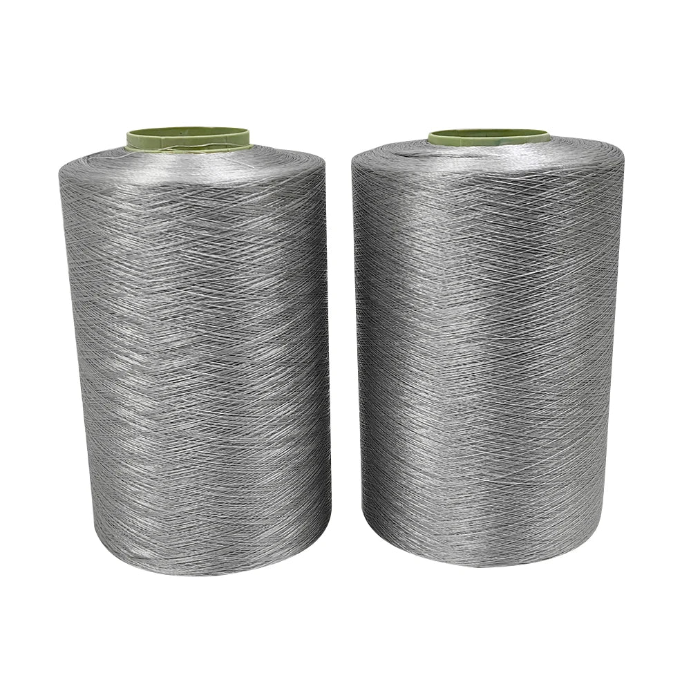 ALLESD 150D/2 Grey Conductive Sewing Thread for Anti-static Garment Making Polyester Carbon Fiber Thread Long Conductive Fiber