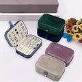 Jewelry Organizer Storage Rings Earrings Necklace Lipstick Jewellery case Luxury Velvet Jewelry Box Packing Wholesale