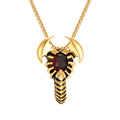 Fashion Man Pendant Necklace Jewelry Stainless Steel Gemstone Scorpion Silver Pendant Necklace for Man