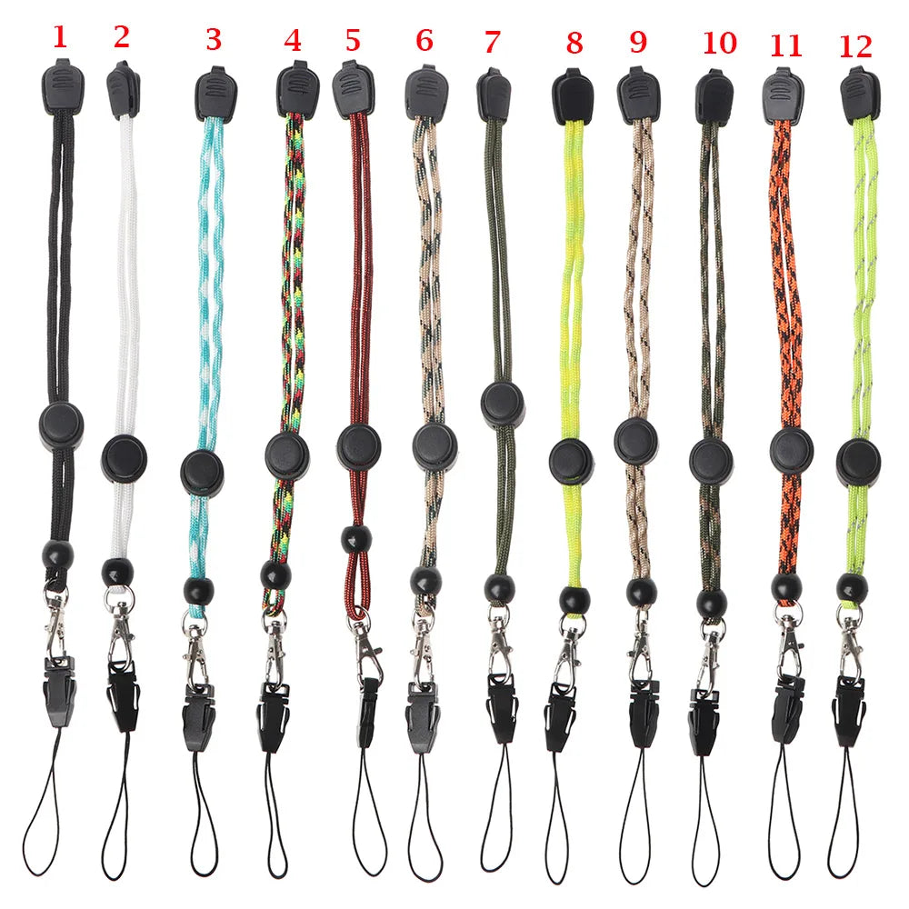 Adjustable Short Nylon Wrist Strap Durable Polyester Lanyard Custom Hook for Diving Flashlight Fishing Custom Durable Rope MegaBDM