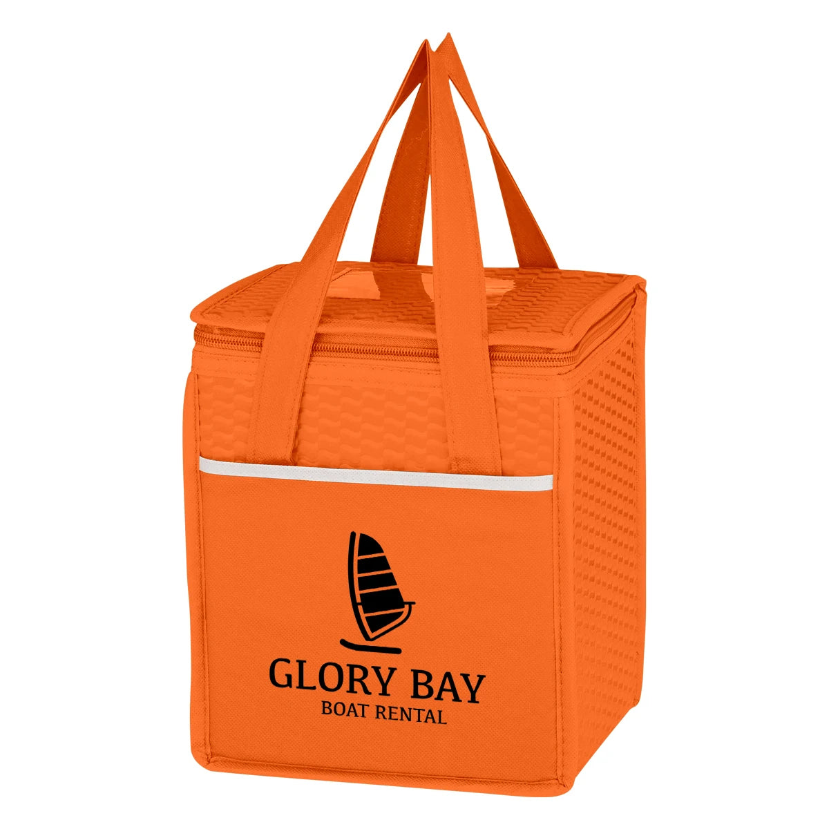 RUTH RTN044 Non-Woven Thermal Insulated Cooler Lunch Box Delivery Bag Zipper Closure Waterproof Letter Pattern ZHEJIANG Origin