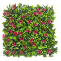 Anti-UV Plastic Artificial Grass Panels Green Vertical Garden Artificial Leaf Wall Indoor Outdoor Decoration 100x100CM Easy
