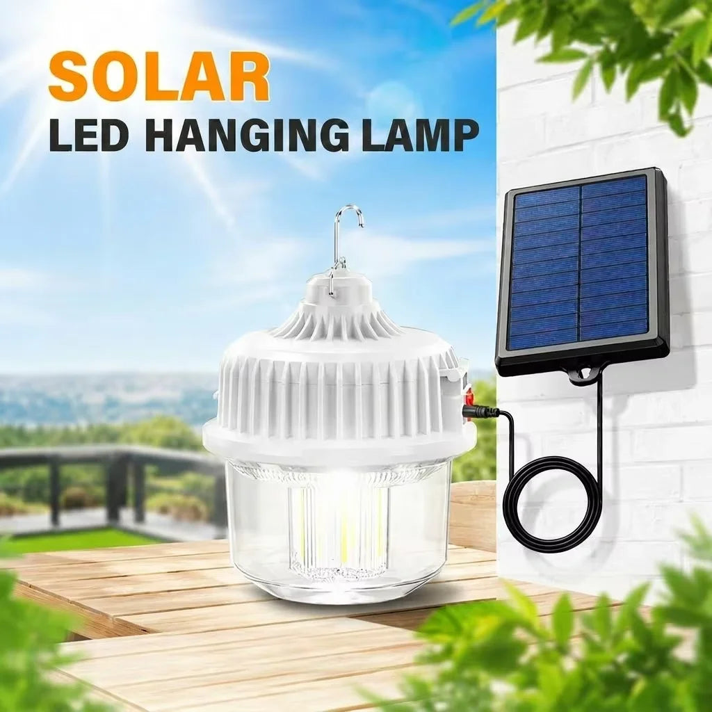 Solar Charge Portable IP65 Waterproof Outdoor Tent Light LED Camping Lamp Solar Garden Light Bulb Retro Tungsten Bulb