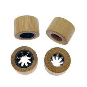 Factory Price Wooden Cylinder Shape Closure Fabric Inside Disposable Closure With Teeth Sliding Lock Plastic Wristband Locks