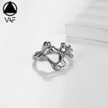 VAF Hollow Liquid Ring Stainless Steel Streamlined Irregular Ring Anneau Liquide Creux Rationaliser Anillo Liquido Hueco