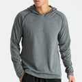 Men's Long Short Sleeve T Shirt Running Top Tee Athletic Hoodies Gym Tops for Men Breathable Sweatshirt