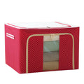Wholesale New Steel Frame Waterproof Oxford Cloth Quilt Folding Large Clothes Finishing Folding Storage Box 11L-110L