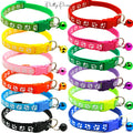 Bell Small Size Nylon Material Reflective Animal Footprint Safe Pet Cat Collar