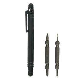 4 in 1 Household Watch Eyeglass Pocket Pen Style Mini Screwdriver Set Flat Phillips Bit Promotion Gift Tool