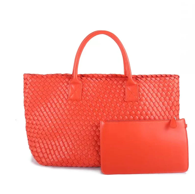 Hot Sale Luxury Designer Neoprene Waterproof Foldable Open Beach Tote Bag Large Capacity Soft Durable Woven Design