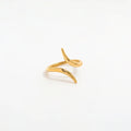 High End PVD Gold Plated Geometric Stainless Steel Rings for Women New Jewelry