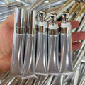 Luxury sliver tube metal applicator lip plumper vegan plumping lipstick private label
