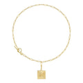 High Quality 18K Gold Plated Stainless Steel Jewelry Oval Chain Square Snake Pendant Accessories Necklace P213269
