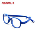 TPPE Frame -Wholesale cheap color customized children kids computer glasses anti blue light glasses