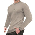 S-3XL Sweatwear Men's Casual Long Sleeve Basic Knitted Sweater Pullover Male Round Collar Autumn Winter Tops Sweatshirts T-shirt