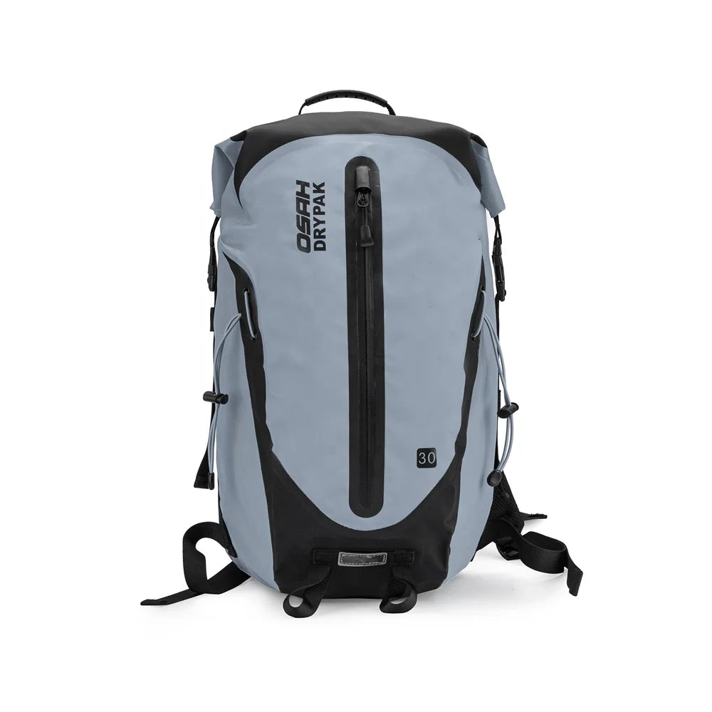500D PVC Tarpaulin 30 Litre High Quality Motorcycle Bag Polyester Waterproof Backpack