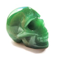 Huiying Bulk wholesale 2 inch natural mini green aventurine stone ornament hot sale small jade skulls for gift crafts